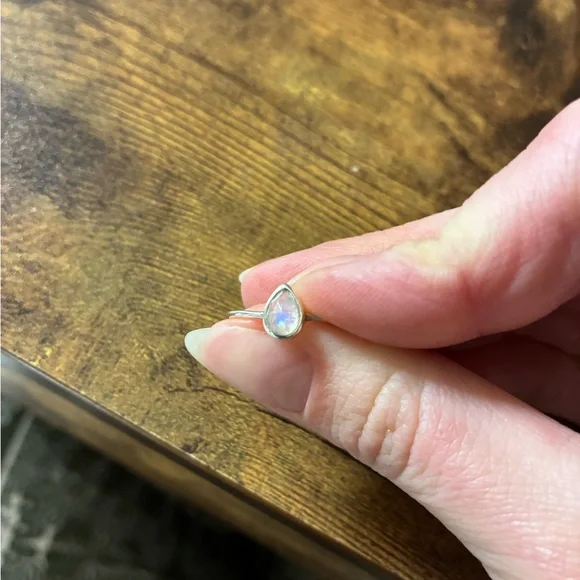 Pura Vida Moonstone and Rose Quartz Sterling Silver Rings - Picture 2 of 5